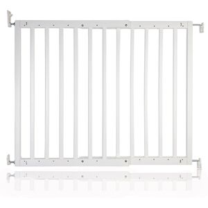 Archie & Oscar Wall Mounted Pet Gate White 75cm H X 105.5cm W X 2cm D