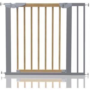 Symple Stuff Beechwood and Metal Safety Baby Gate 83.7cm - 91.1cm