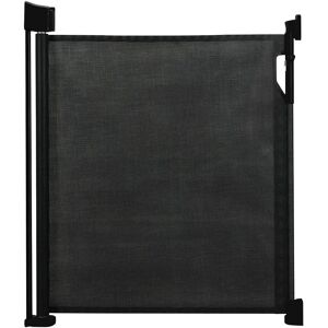 Symple Stuff Advanced Retractable Safety Gate Black 90cm H X 120cm W X 9cm D