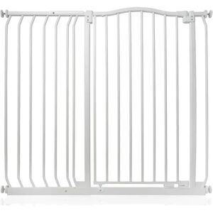 Symple Stuff Aivry Baby Gate white 103.0 H x 116.0 W x 4.0 D cm