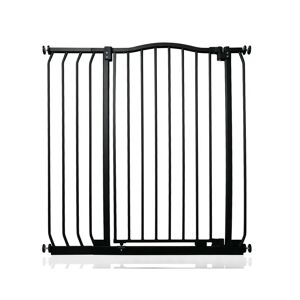 Symple Stuff Aivry Baby Gate gray/black 103.0 H x 98.0 W x 4.0 D cm