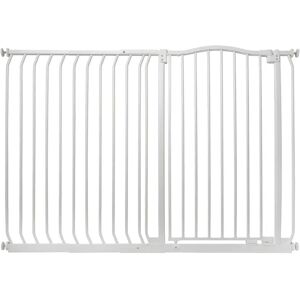 Symple Stuff Aivry Baby Gate white 103.0 H x 143.0 W x 4.0 D cm