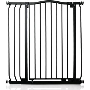 Symple Stuff Aivry Baby Gate gray/black 103.0 H x 89.0 W x 4.0 D cm