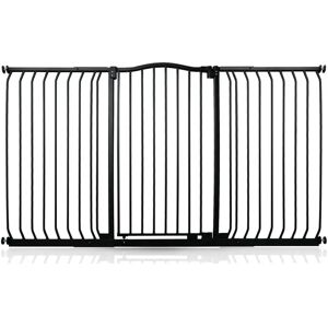 Symple Stuff Aivry Baby Gate black 103.0 H x 170.0 W x 4.0 D cm