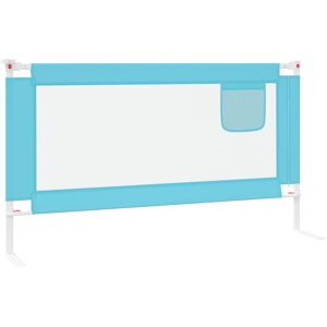 Zoomie Kids Rodborough Toddler Safety Side Rail Blue 95cm H x 150cm L x 25cm W