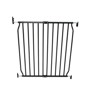 Safetots Safety Barrier Baby Gate gray/black 78.0 H x 100.0 W x 1.5 D cm