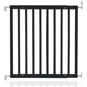 Archie & Oscar Wall Mounted Pet Gate black 75.0 H x 105.5 W x 2.0 D cm