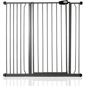 Symple Stuff Child and Pet Safety Baby Gate Grey 104cm H x 121.4cm W x 4cm D