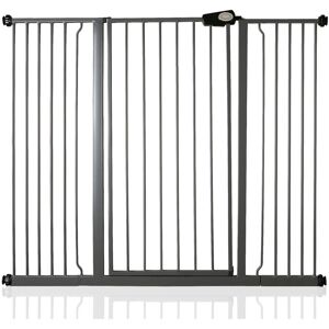 Symple Stuff Child and Pet Safety Baby Gate Grey 104cm H x 140.8cm W x 4cm D