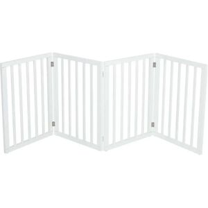 Archie & Oscar Liza Free Standing Pet Gate white 60.5 H x 183.5 W x 1.8 D cm