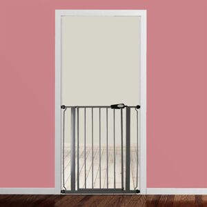Symple Stuff Child and Pet Safety Baby Gate Grey 104cm H x 89cm W x 4cm D