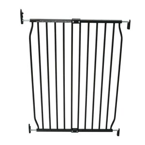 Safetots Eco Screw Fit Stair Extra Tall Baby Gate gray/black 100.0 H x 90.0 W x 1.5 D cm