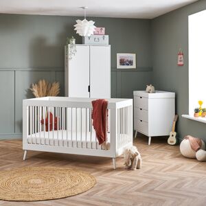 Obaby Maya 3 Piece Room Set Nordic White 70 x 140 cm