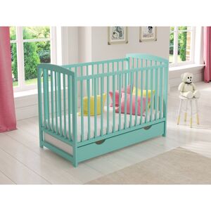 Harriet Bee Percie Cot Bed green 90.0 H x 65.0 W x 124.0 D cm