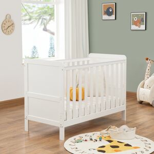 Babymore Caro Urban Mini Cot Bed White Mini