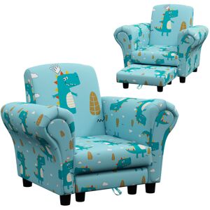 Zoomie Kids Kids Sofa Set Blue 46cm H X 57cm W X 42.5cm D