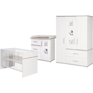 roba Moritz 3-Piece Nursery Furniture Set blue/white 102cm H x 94cm W x 78cm D