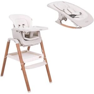 Tutti Bambini Nova Birth to 12 Years Highchair Package Scandinavian Walnut/Ecru