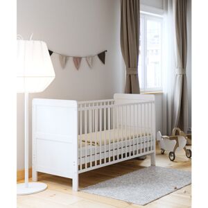Little Acorns Classic Cot Bed White Standard