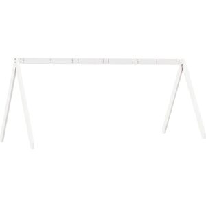 Harriet Bee Kids' Bed Roof Solid Wood Pine White 88cm H x 209cm L x 85.5cm W