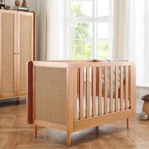 Tutti Bambini Japandi Mini Cot Bed - Light Oak Beige Mini