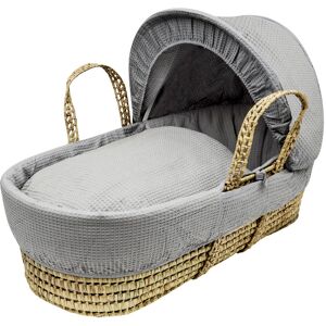 Kinder Valley Waffle Palm Moses Basket with Bedding 50cm H X 47cm W X 86cm L