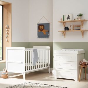 Tutti Bambini Rio 2-Piece Nursery Furniture Room Set White 70 x 140 cm