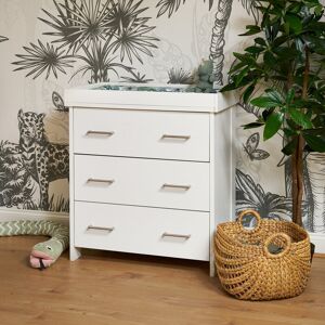 Obaby Nika Changing Unit White Wash 92cm H X 83cm W X 50cm D