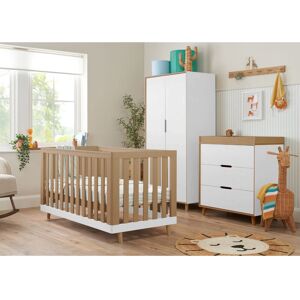 Tutti Bambini Hygge 3pc Room Set White/Light Oak