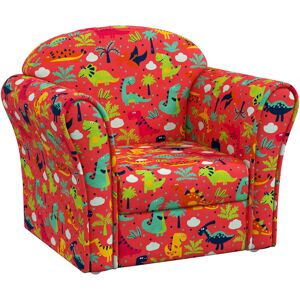 Zoomie Kids Kids Sofa Red 44cm H X 50cm W X 39cm D