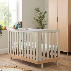 Tutti Bambini Hygge Mini Cot Bed Light Oak/White Sand Light Oak/White Sand Standard