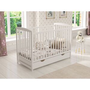 Harriet Bee Percie Cot Bed white 90.0 H x 65.0 W x 124.0 D cm