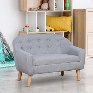 Isabelle & Max Alapaha Children's Sofa Grey 53.5cm H X 76cm W X 51cm D