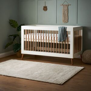 Obaby Maya Cot Bed White/Brown Standard