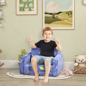 Zoomie Kids Kids Sofa Blue 30.5cm H X 105cm W X 59cm D