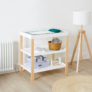 Ickle Bubba Coleby Scandi Open Changer - Scandi White White 880cm H X 800cm W X 500cm D