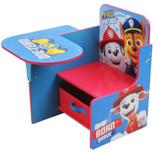 Paw Patrol Chair Desk with Storage Bin by Nixy Children Blue 60cm H X 60cm W X 51cm D