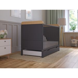 Harriet Bee Thorgund Cot Bed Anthracite/Pine Standard