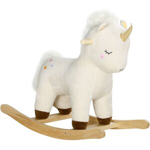 Harriet Bee Papken Kids Rocking Horse White 56cm H X 33cm W X 63cm L