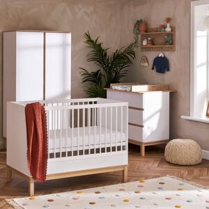 Obaby Astrid Mini 3-Piece Nursery Furniture Set White 70 x 140 cm