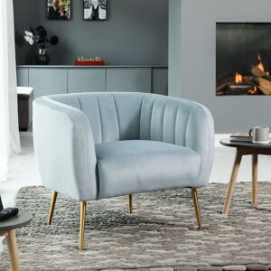Etta Avenue Aylin Tub Chair Light Blue 71cm H X 84cm W X 74cm D