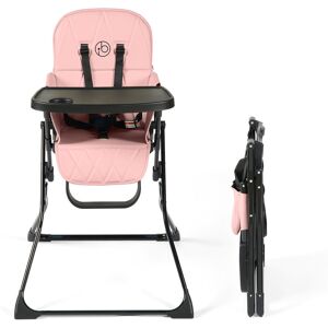 Ickle Bubba Flip Magic Fold Highchair Blush Pink