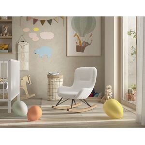 Vipack Rocky Children's Rocking Chair White 69cm H X 55cm W X 65cm D