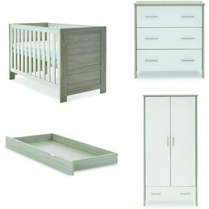 Obaby Nika 3 Piece Room Set with Under drawer Grey 70 x 140 cm