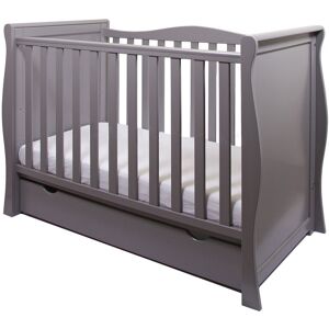 Harriet Bee Croley Willow Sleigh Cot Grey Standard