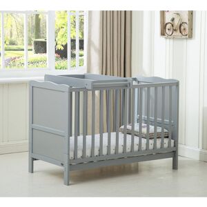 Mack + Milo Dampier Cot Bed with Mattress Grey Mini