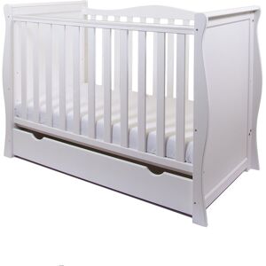Harriet Bee Croley Willow Sleigh Cot White Standard