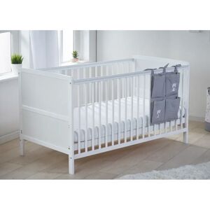 Harriet Bee Bryana Cot Bed white 80.0 H x 76.0 W cm