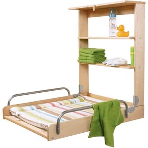 roba Dschungelbaby Cot Top Changer Natural Wood 79.5cm H X 63cm W X 76.5cm D