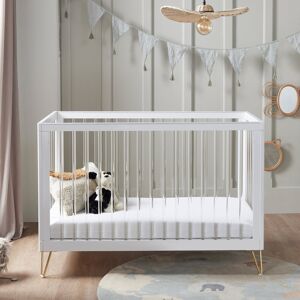 BabyMore Kimi Acrylic Cot Bed brown 87.0 H x 65.0 W x 126.0 D cm